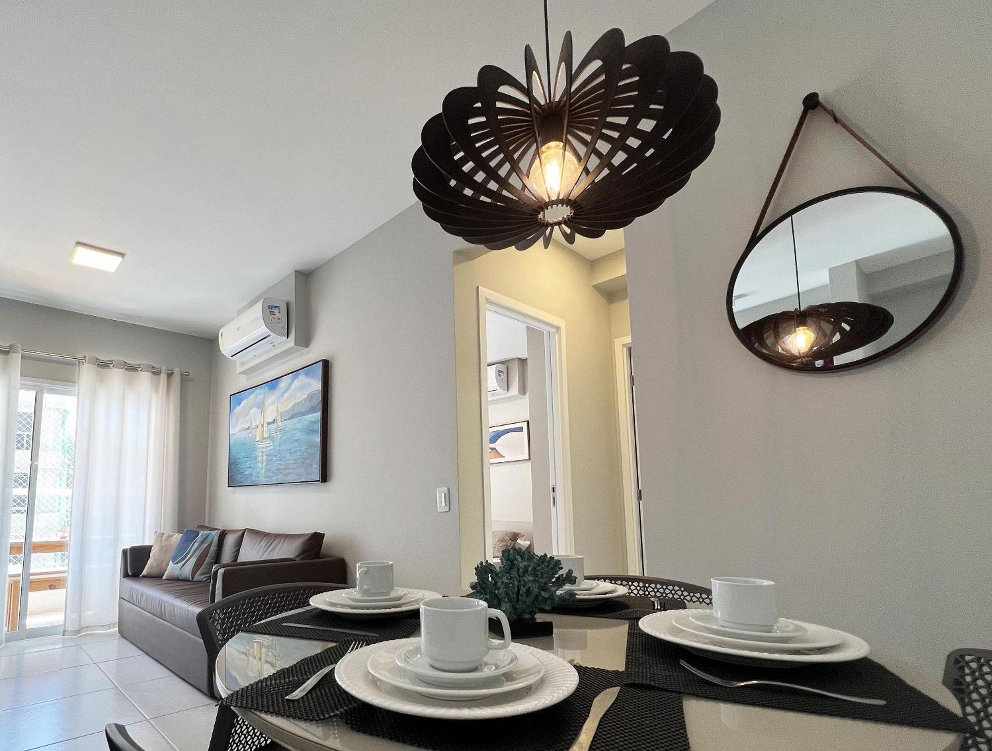 Apartamento #208.apto Novo, 300 Metros Da Praia, Com Piscina Ubatuba